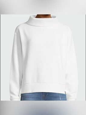 Varley “Simon” Ribbed Cotton White Sweater‎ size medium